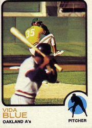 1973 Topps Baseball Cards      430     Vida Blue